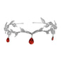 Rhinestone-Encrusted Hair Clip with Forehead Pendant Accent (MAC329) Mariam's Collection