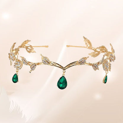Rhinestone-Encrusted Hair Clip with Forehead Pendant Accent (MAC329) Mariam's Collection