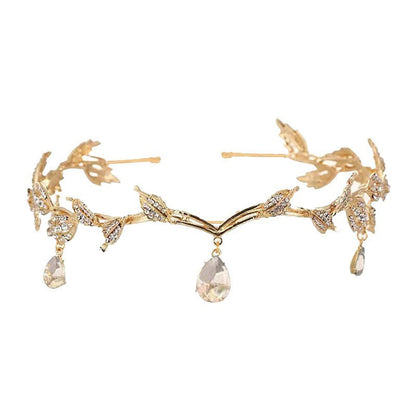 Rhinestone-Encrusted Hair Clip with Forehead Pendant Accent (MAC329) Mariam's Collection