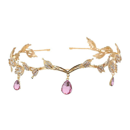 Rhinestone-Encrusted Hair Clip with Forehead Pendant Accent (MAC329) Mariam's Collection