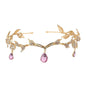Rhinestone-Encrusted Hair Clip with Forehead Pendant Accent (MAC329) Mariam's Collection
