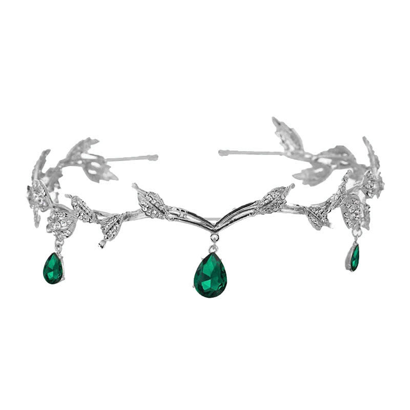 Rhinestone-Encrusted Hair Clip with Forehead Pendant Accent (MAC329) Mariam's Collection