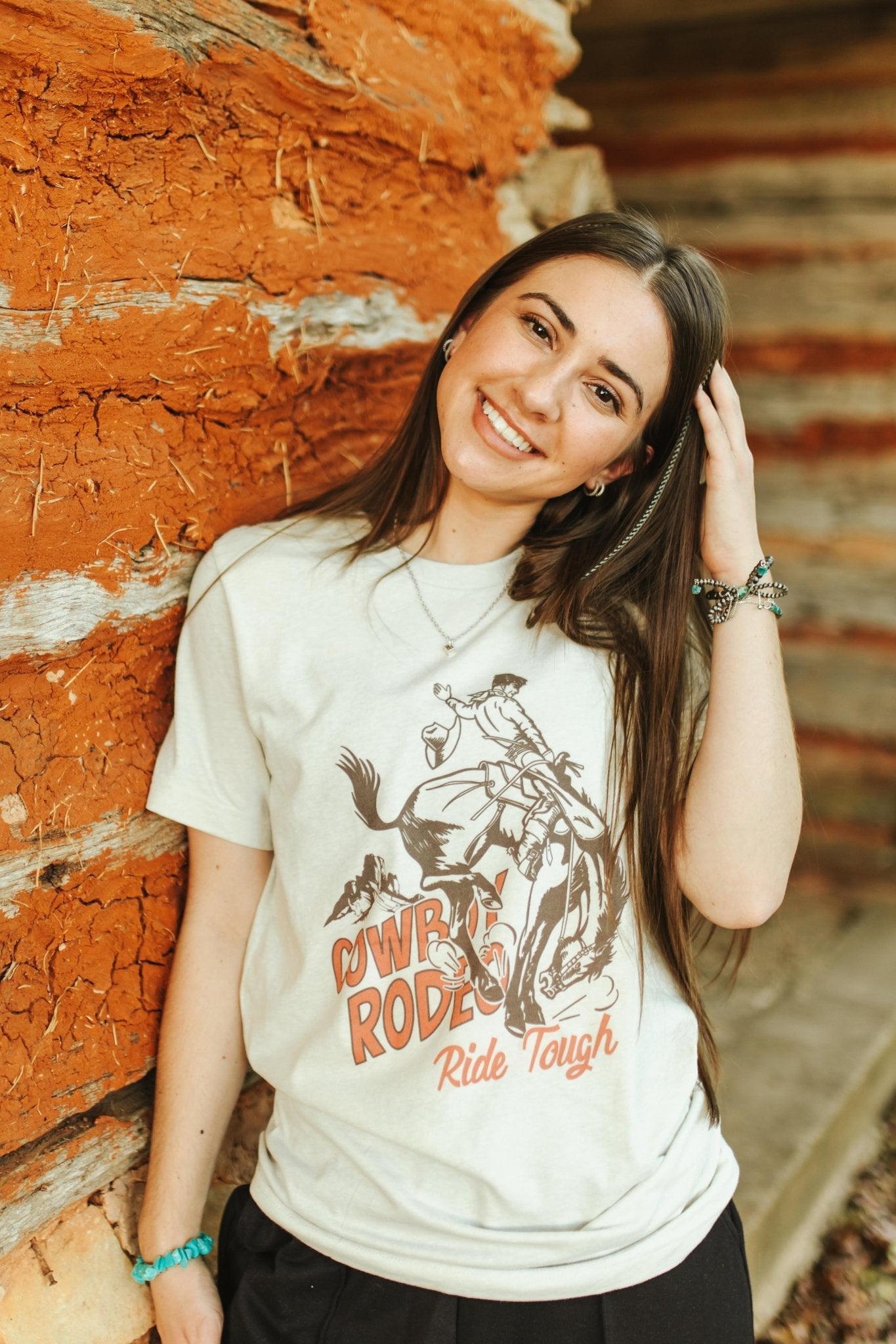 Ride Tough Cowboy Rodeo Graphic Tee Wild Junkie