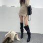 New Style Pointed Toe Skinny Stiletto Tube Boots