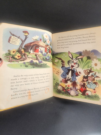 Little Golden Book Grandpa Bunny First Edition A 1951 Tennessee Junk Trunk