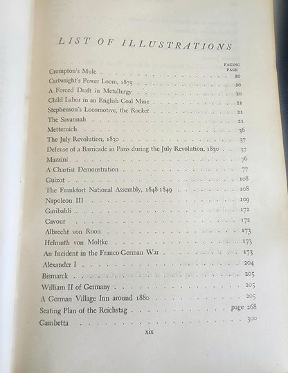 Europe Since 1815, Garrett and Godfrey HB 1947, History Book Tennessee Junk Trunk