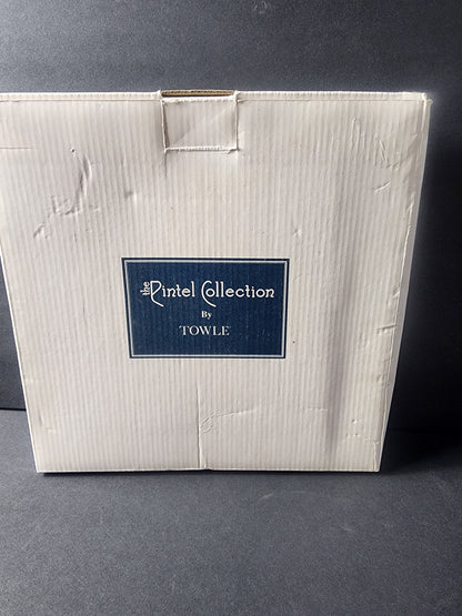 Pintel Collection by Towle 9.5" x 9.5"  Serving square bowl Decor Tennessee Junk Trunk