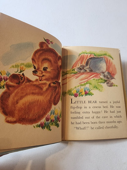 Vintage 1956 A Rand McNally Junior Elf Book Little Bear Picture Storybook Tennessee Junk Trunk
