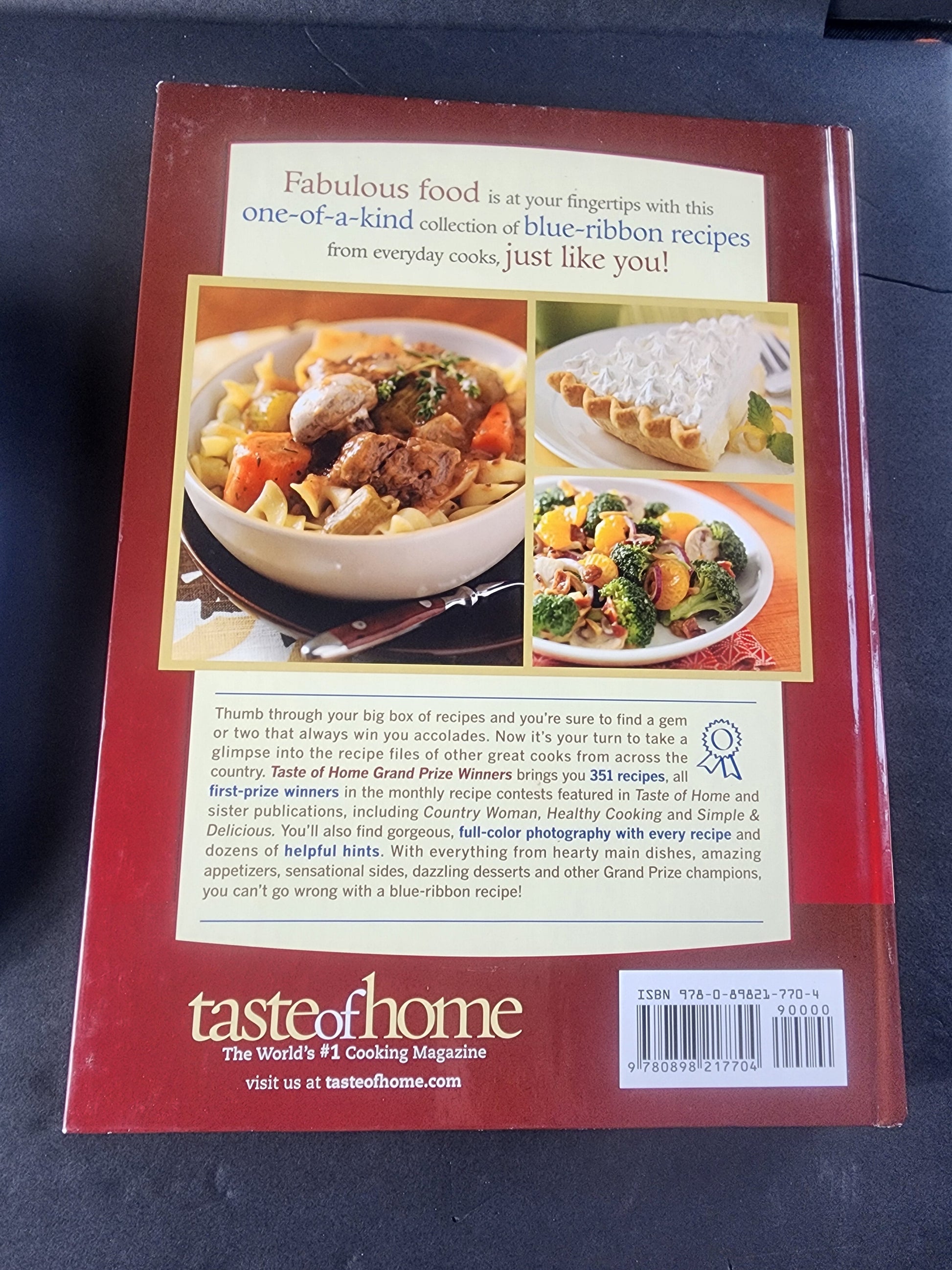 Taste of Home Grand Prize Winners Illustrated Hardback Cookbook Tennessee Junk Trunk