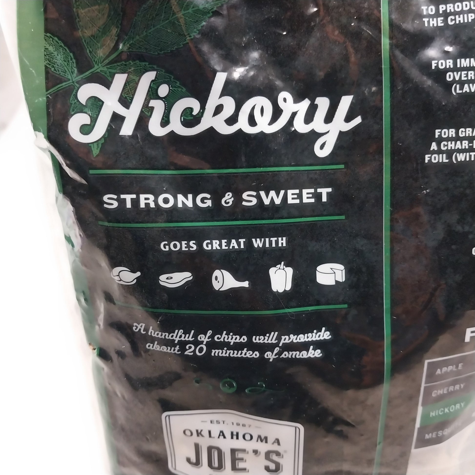 OKLAHOMA JOE'S Wood Chips Hickory Bag 179 Cu In/2 Lbs 17.125938 (New) PayWut