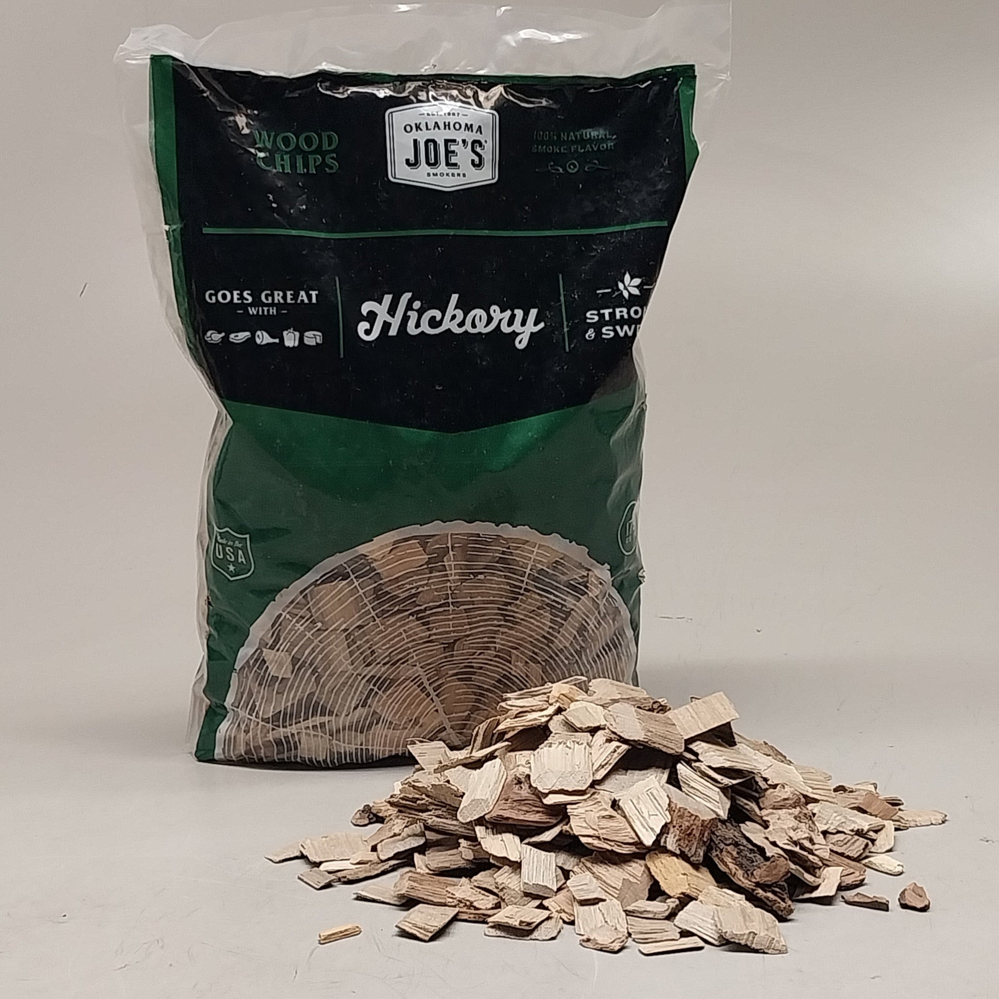 OKLAHOMA JOE'S Wood Chips Hickory Bag 179 Cu In/2 Lbs 17.125938 (New) PayWut