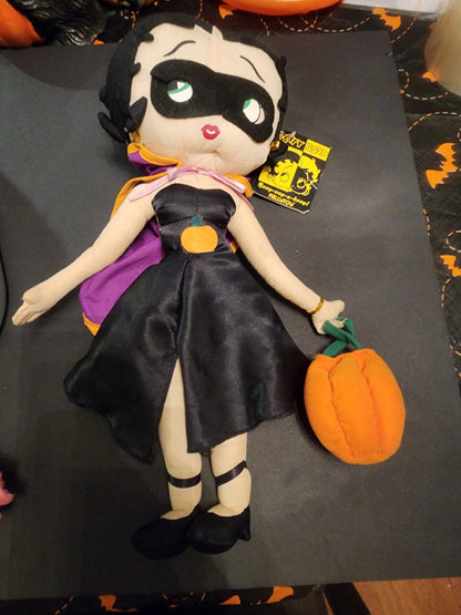 Betty Boop Mask Betty 16" Plush Doll Halloween Kellytoy Trick-or-Treat Tennessee Junk Trunk