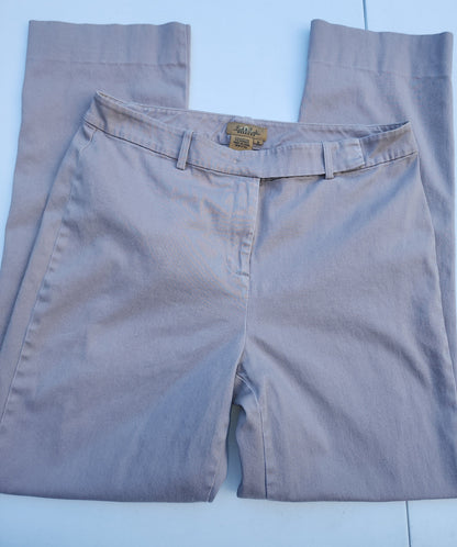 Women's Tan Pants Peck & Peck size 8 Tennessee Junk Trunk