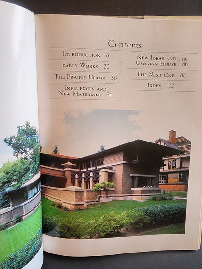 Frank Lloyd Wright Hardcover Book Maria Costantino Architecture Photos Fallingwater 1991 Tennessee Junk Trunk