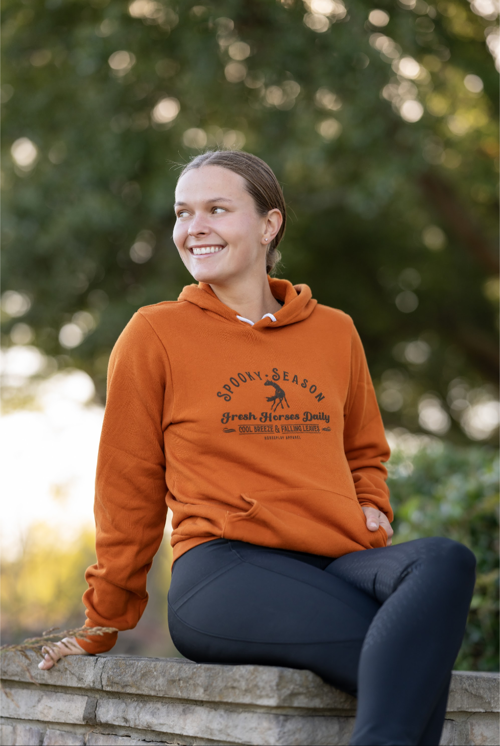 Spooky Season Hoodie: Glow In The Dark! Horseplay Apparel