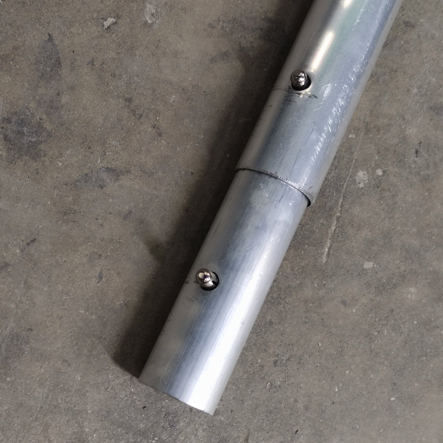 KRAFT TOOL 6' Aluminum Button Handle with Insert - 1-3/4" Diameter CC289 PayWut