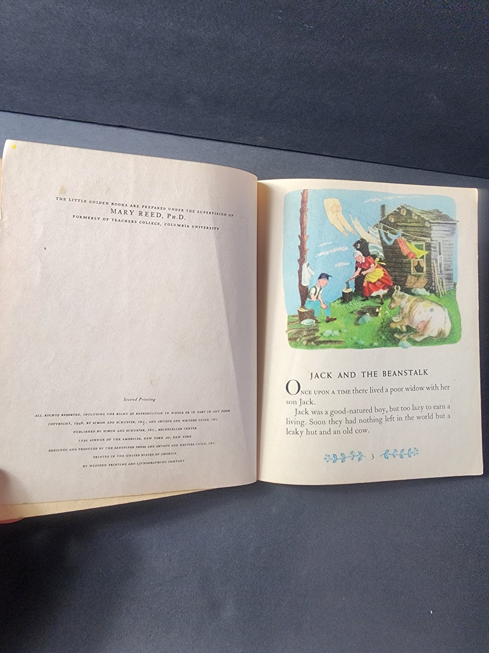 Vintage 1946 FIRST LITTLE FAIRY TALES A Little Golden Book Tennessee Junk Trunk