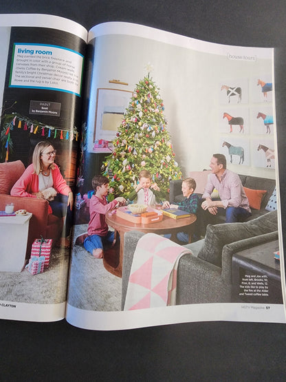 HGTV MAGAZINE - HOLIDAY BEST - NOV/DEC 2024 FESTIVE IDEAS, FIREPLACE, DECORATE Tennessee Junk Trunk