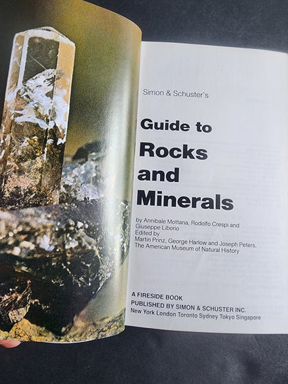 Simon & Schuster's Guide to Rocks and Minerals Softcover Book Tennessee Junk Trunk