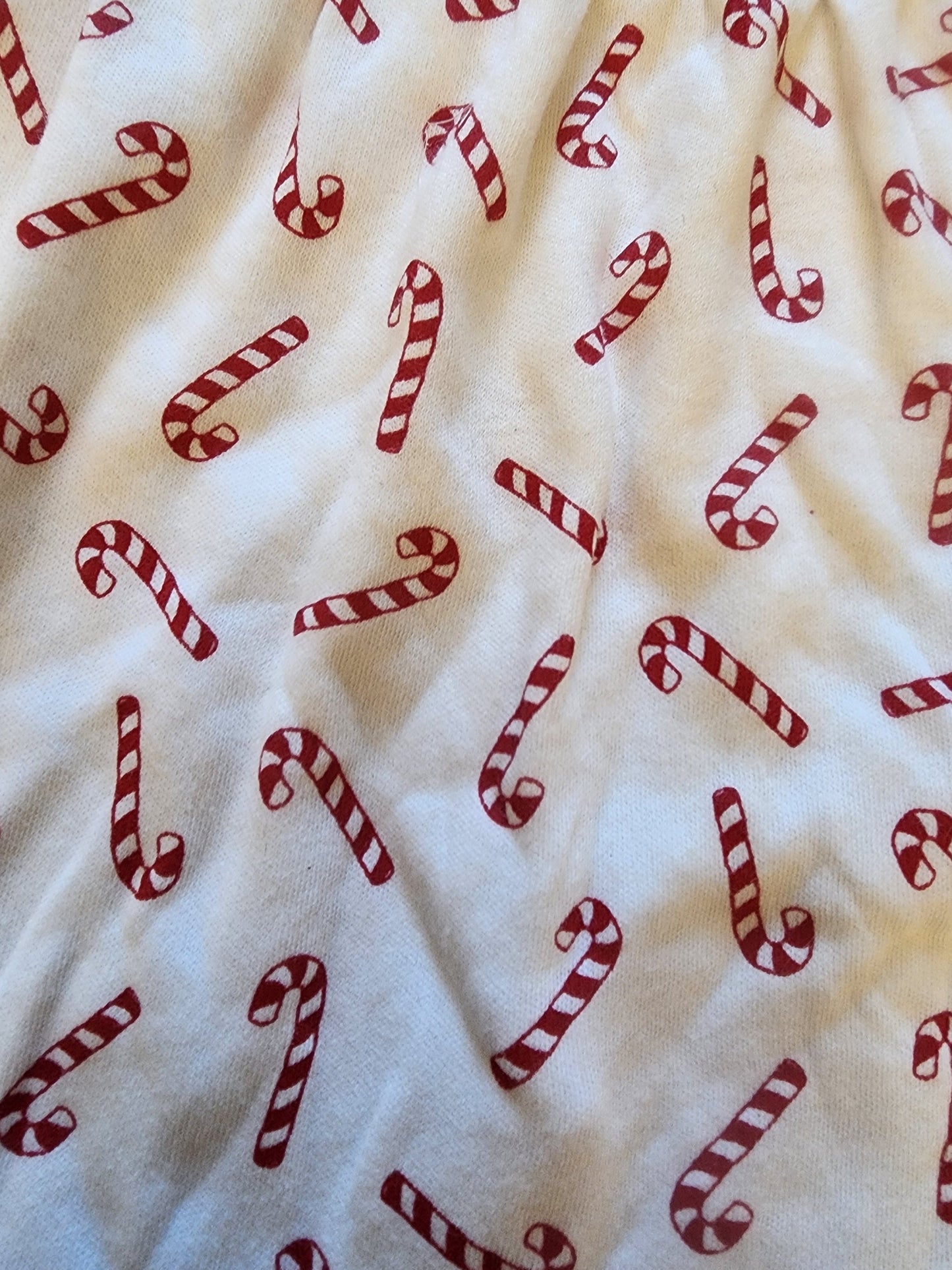 NWT Girls Hudson Baby Candy Cane Christmas Cotton Dress 6-9 Months Tennessee Junk Trunk