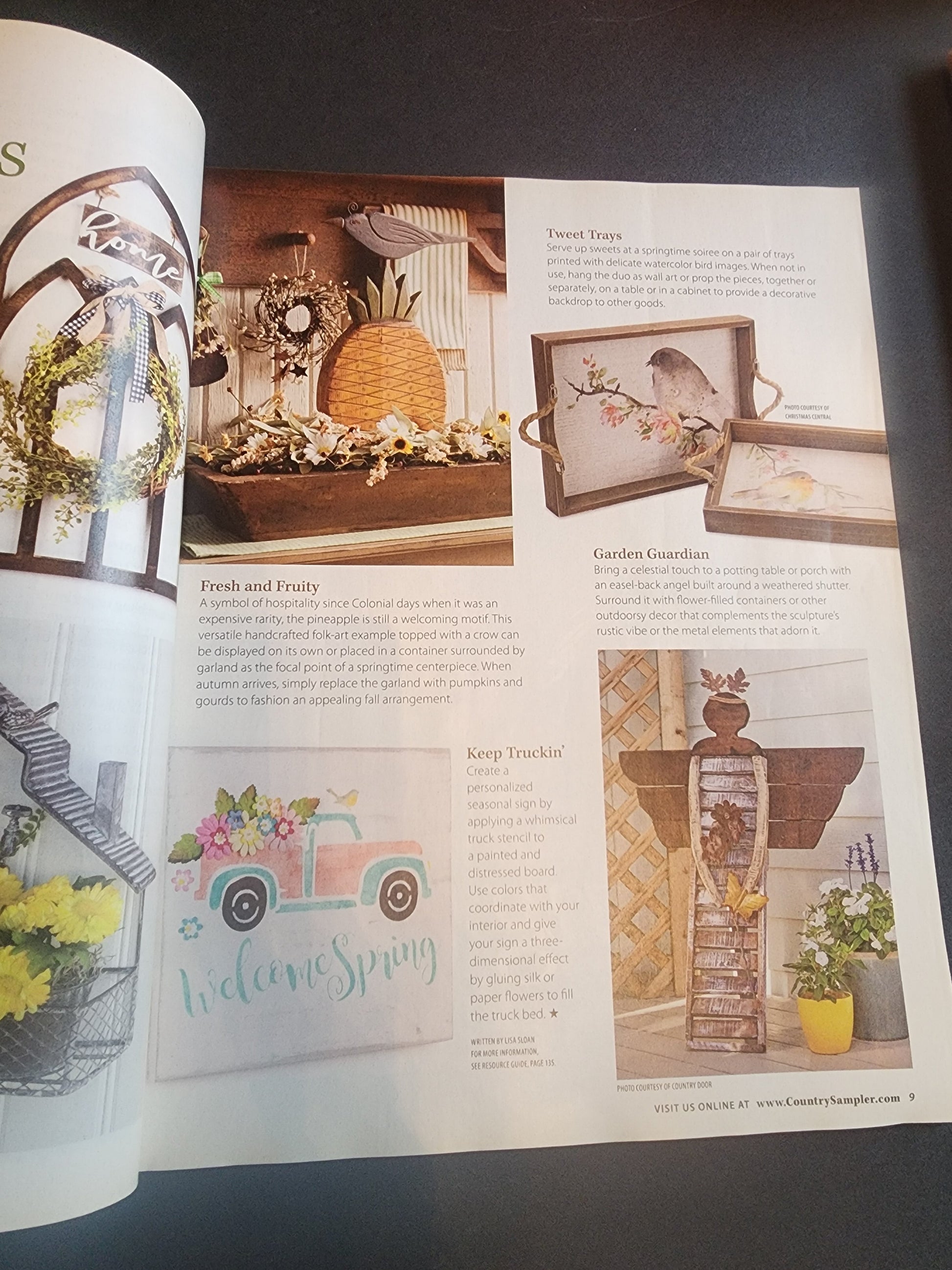 Country Sampler Magazine: May 2019 - "Easy Living" Tennessee Junk Trunk