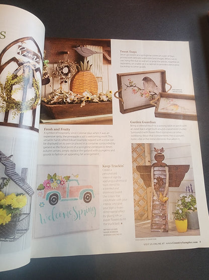 Country Sampler Magazine: May 2019 - "Easy Living" Tennessee Junk Trunk