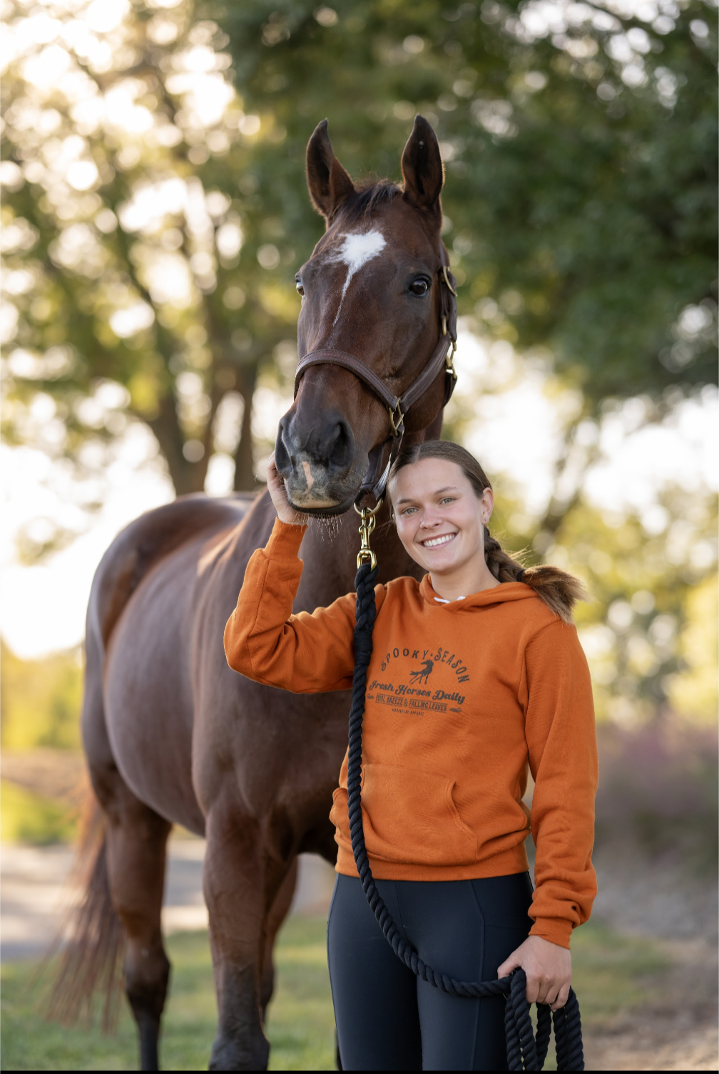 Spooky Season Hoodie: Glow In The Dark! Horseplay Apparel
