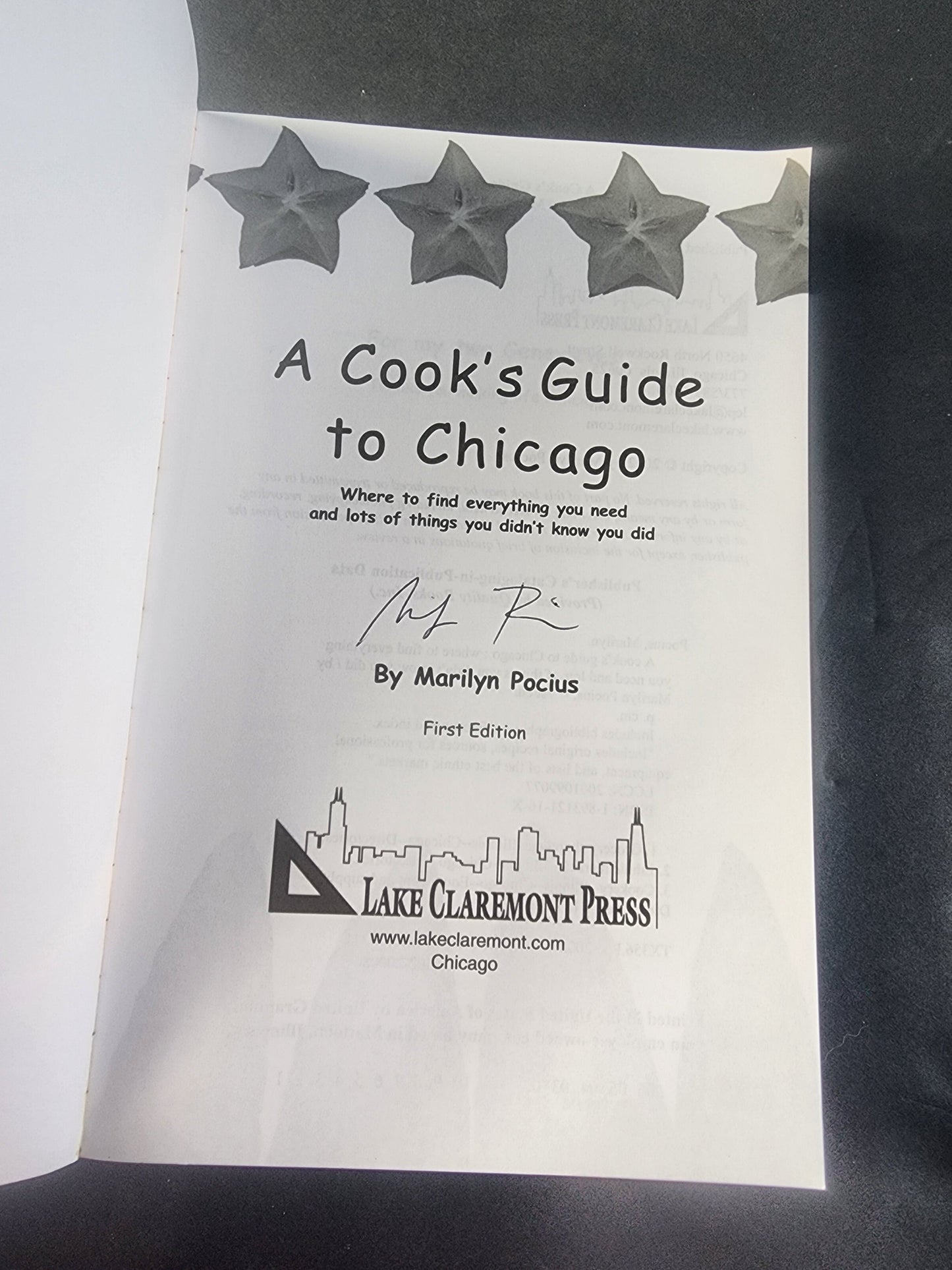 Cook's Guide to Chicago: Signed First Edition by Marilyn Pocius Tennessee Junk Trunk