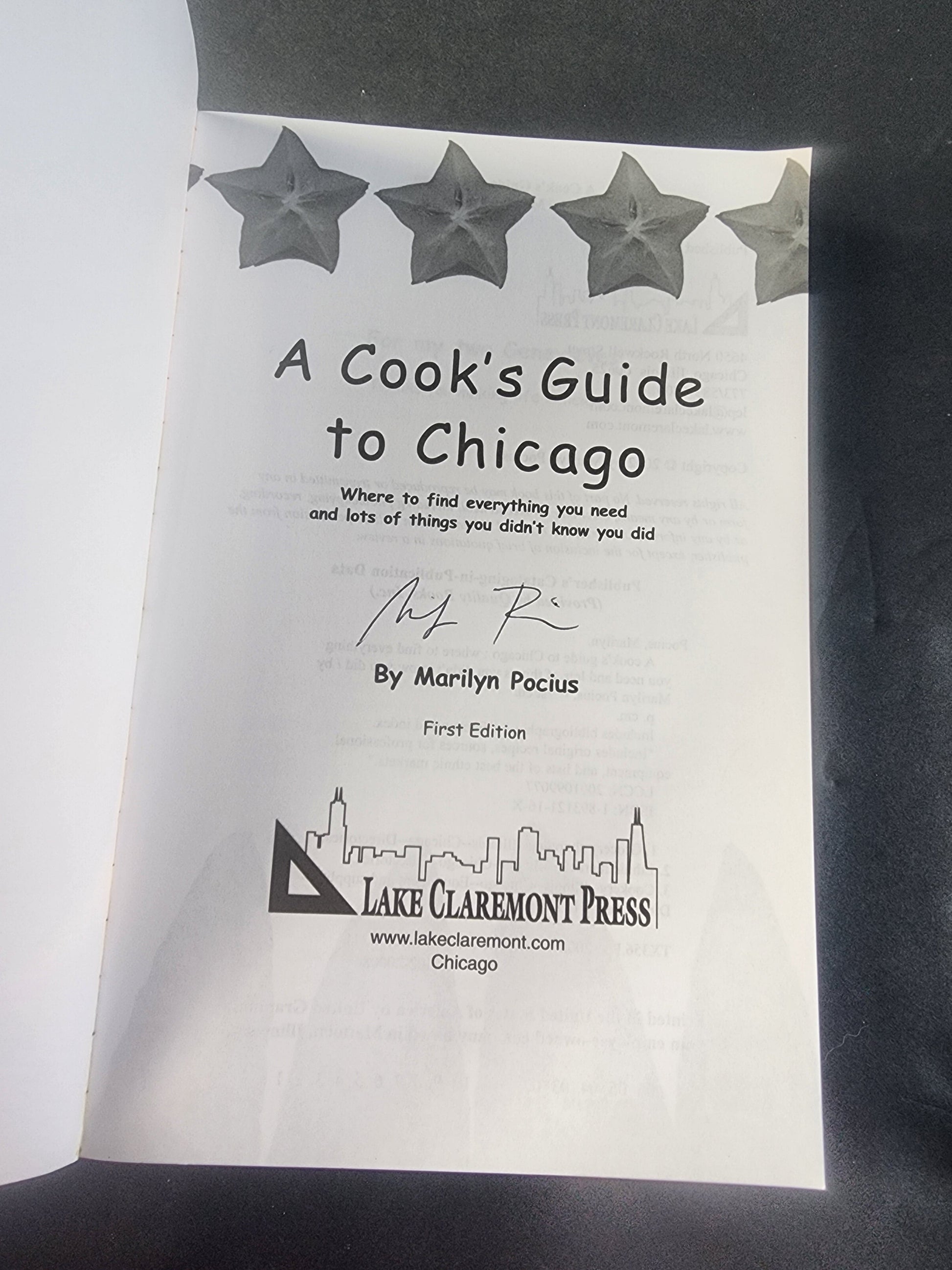 Cook's Guide to Chicago: Signed First Edition by Marilyn Pocius Tennessee Junk Trunk