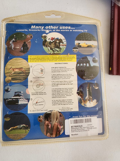 VINTAGE Stadium Zoomz Max 4X Viewer Glasses Tennessee Junk Trunk