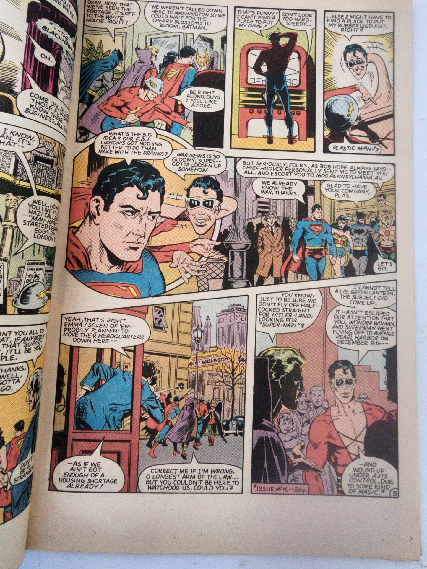 All-Star Squadron 36  Superman vs SHAZAM!  1984 DC Comic  in very good but not mint condition. Tennessee Junk Trunk