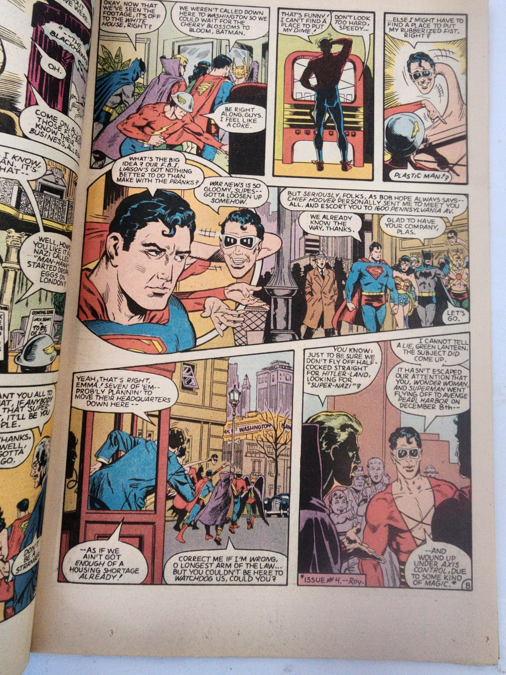 All-Star Squadron 36  Superman vs SHAZAM!  1984 DC Comic  in very good but not mint condition. Tennessee Junk Trunk