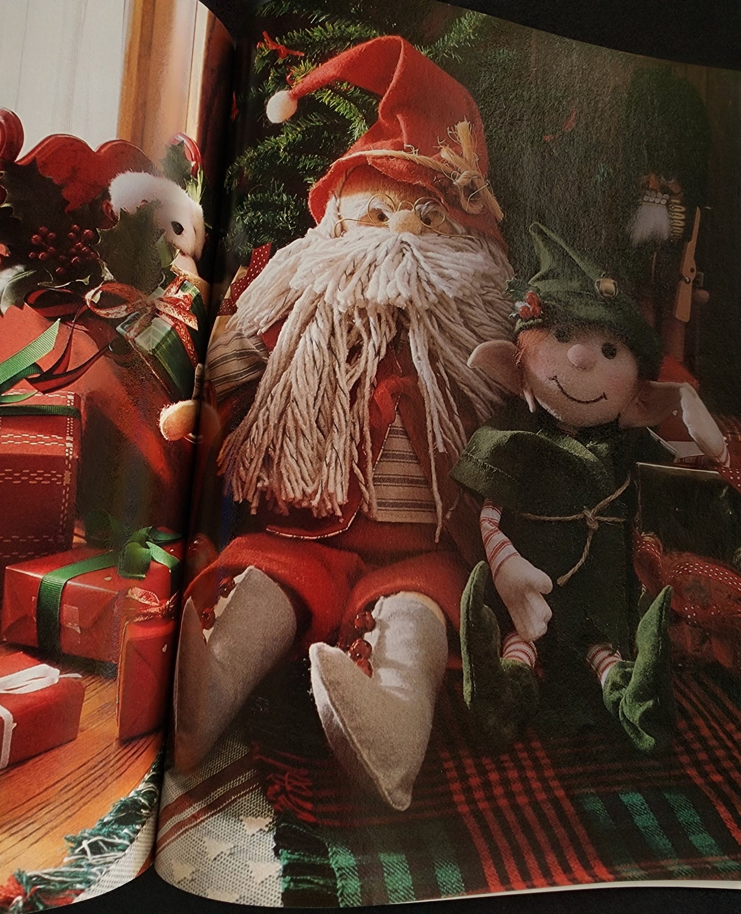 Vtg Better Home and Gardens Magazine 1989 Country Crafts Christmas Edition Santa's BEST Tennessee Junk Trunk