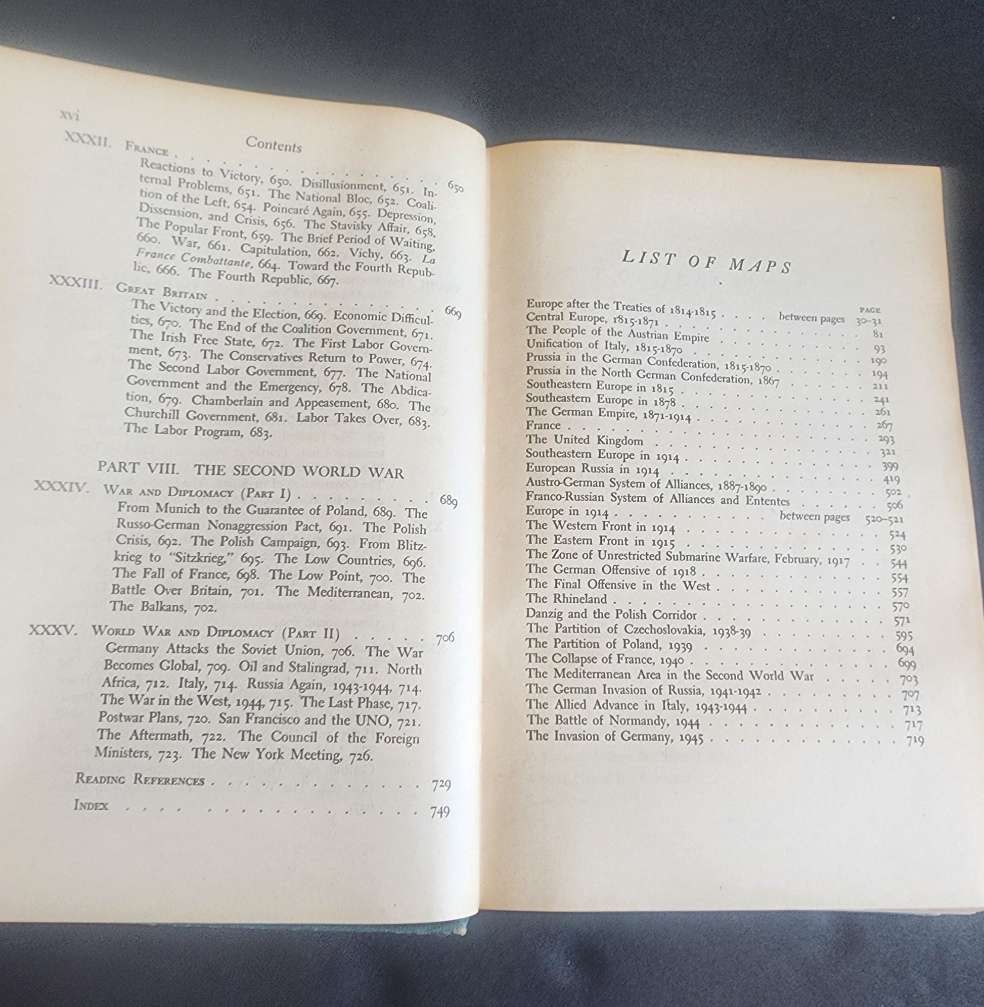 Europe Since 1815, Garrett and Godfrey HB 1947, History Book Tennessee Junk Trunk