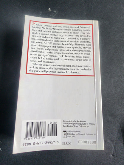 Simon & Schuster's Guide to Rocks and Minerals Softcover Book Tennessee Junk Trunk