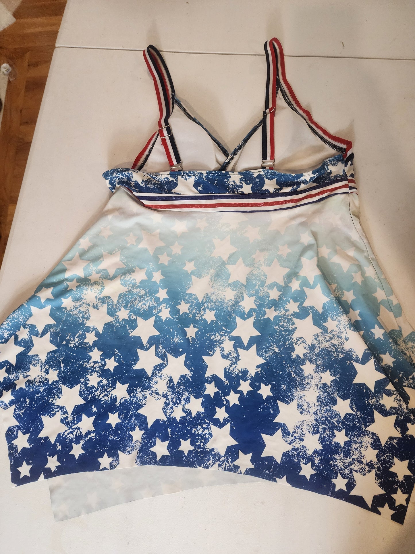 Women's Two-piece tankini Patriotic swimsuit XL 16 Tennessee Junk Trunk