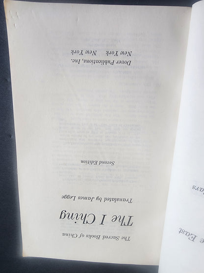 I Ching : The Book of Changes by James Legge (1963, Trade PChing : The Book of Changes by James Legge (1963, Trade Paperback) Tennessee Junk Trunk