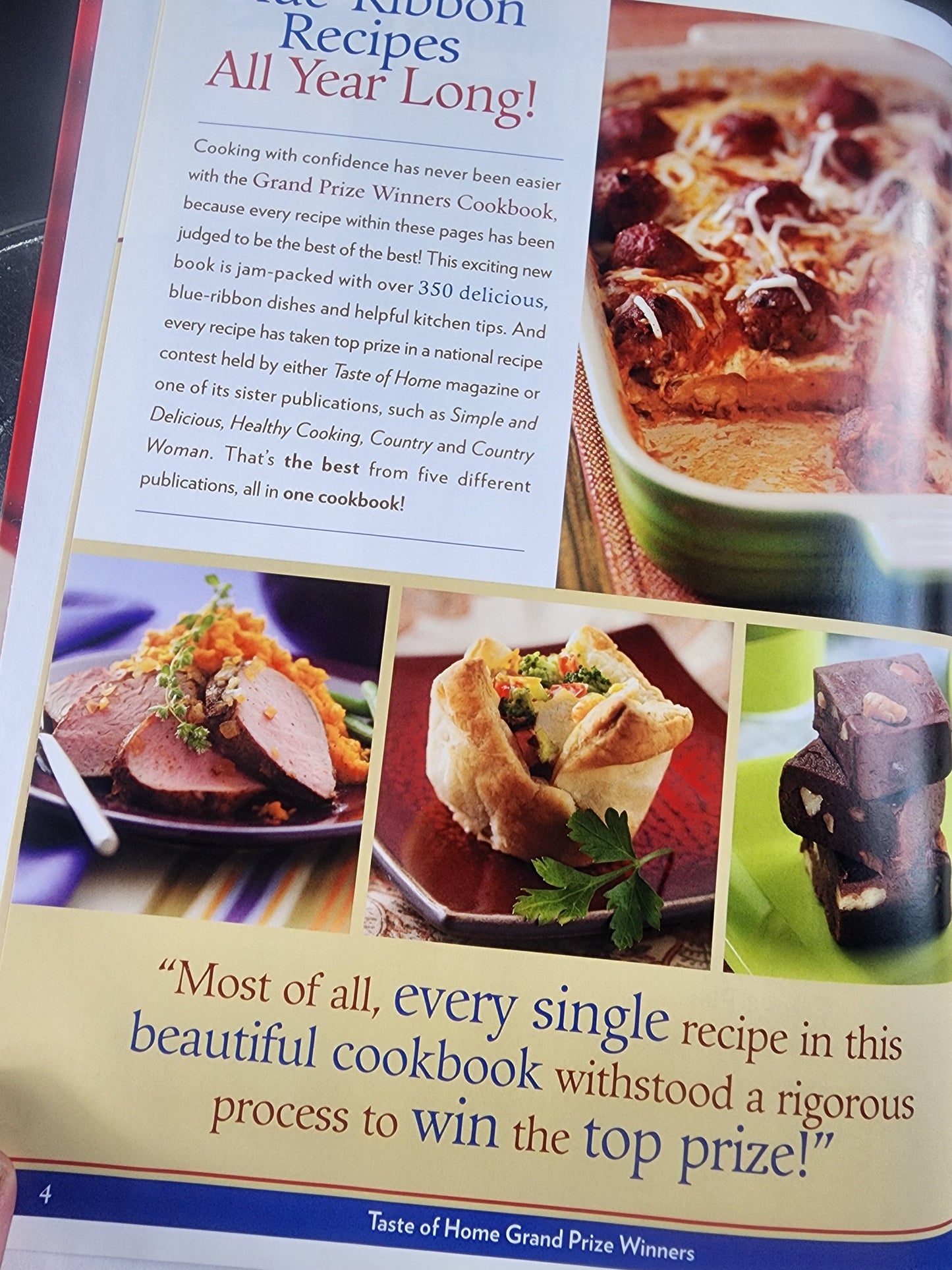Taste of Home Grand Prize Winners Illustrated Hardback Cookbook Tennessee Junk Trunk