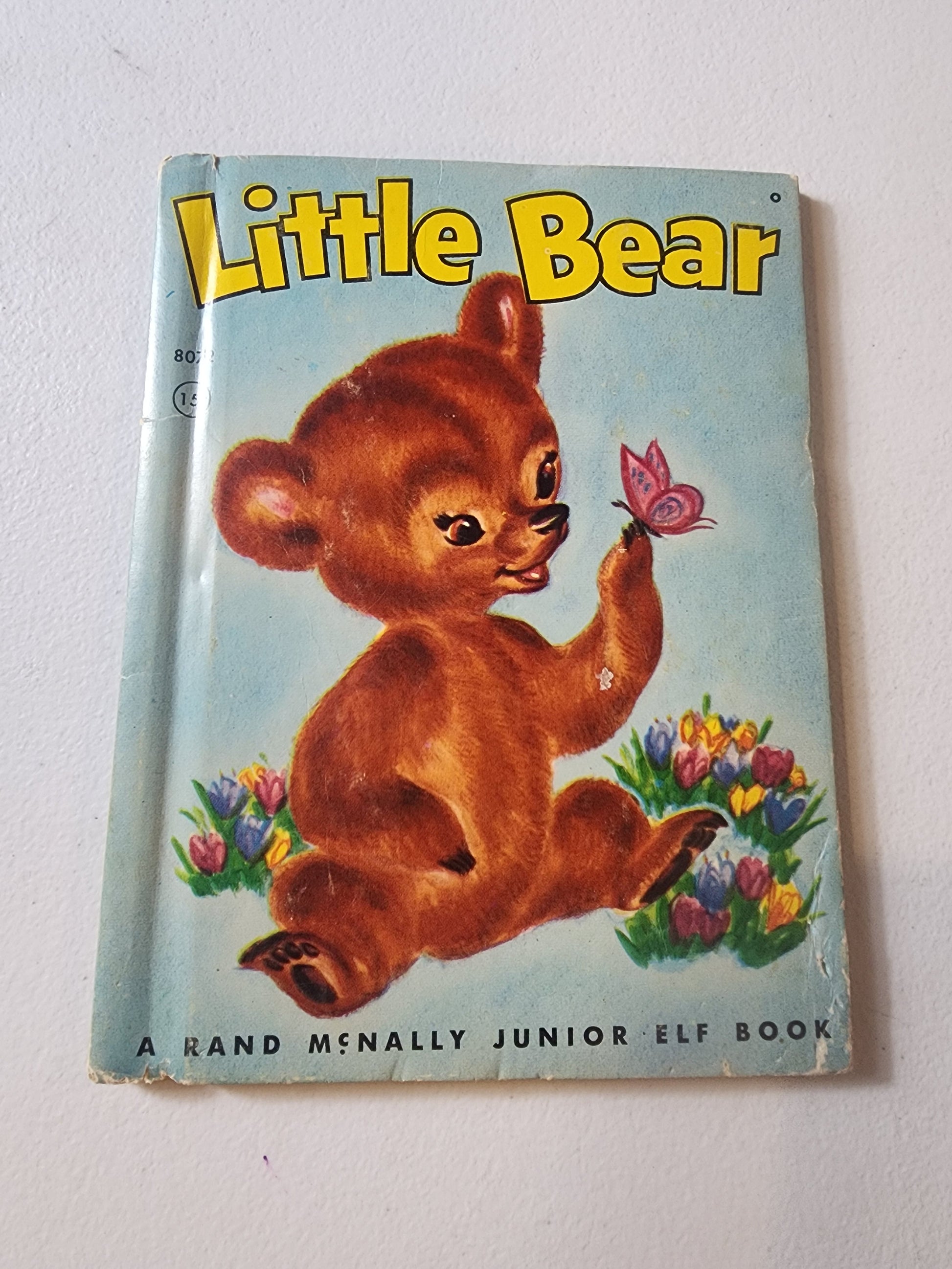 Vintage 1956 A Rand McNally Junior Elf Book Little Bear Picture Storybook Tennessee Junk Trunk