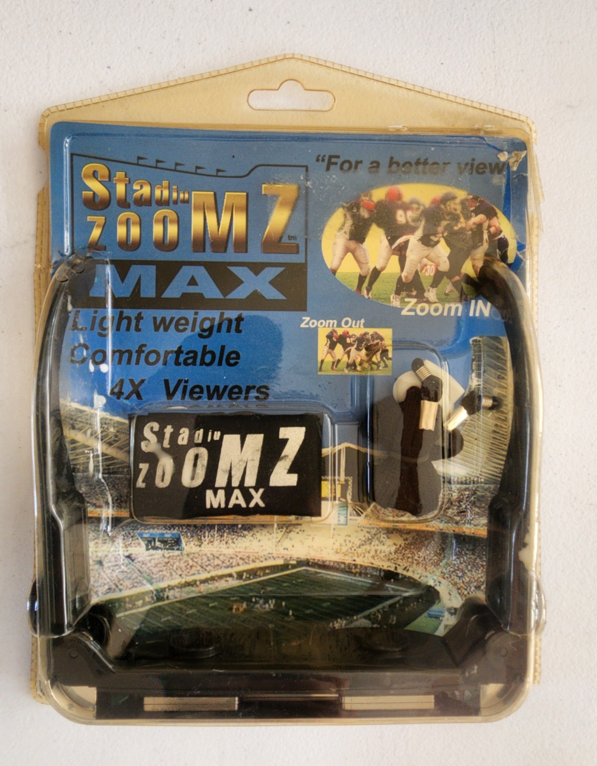 VINTAGE Stadium Zoomz Max 4X Viewer Glasses Tennessee Junk Trunk