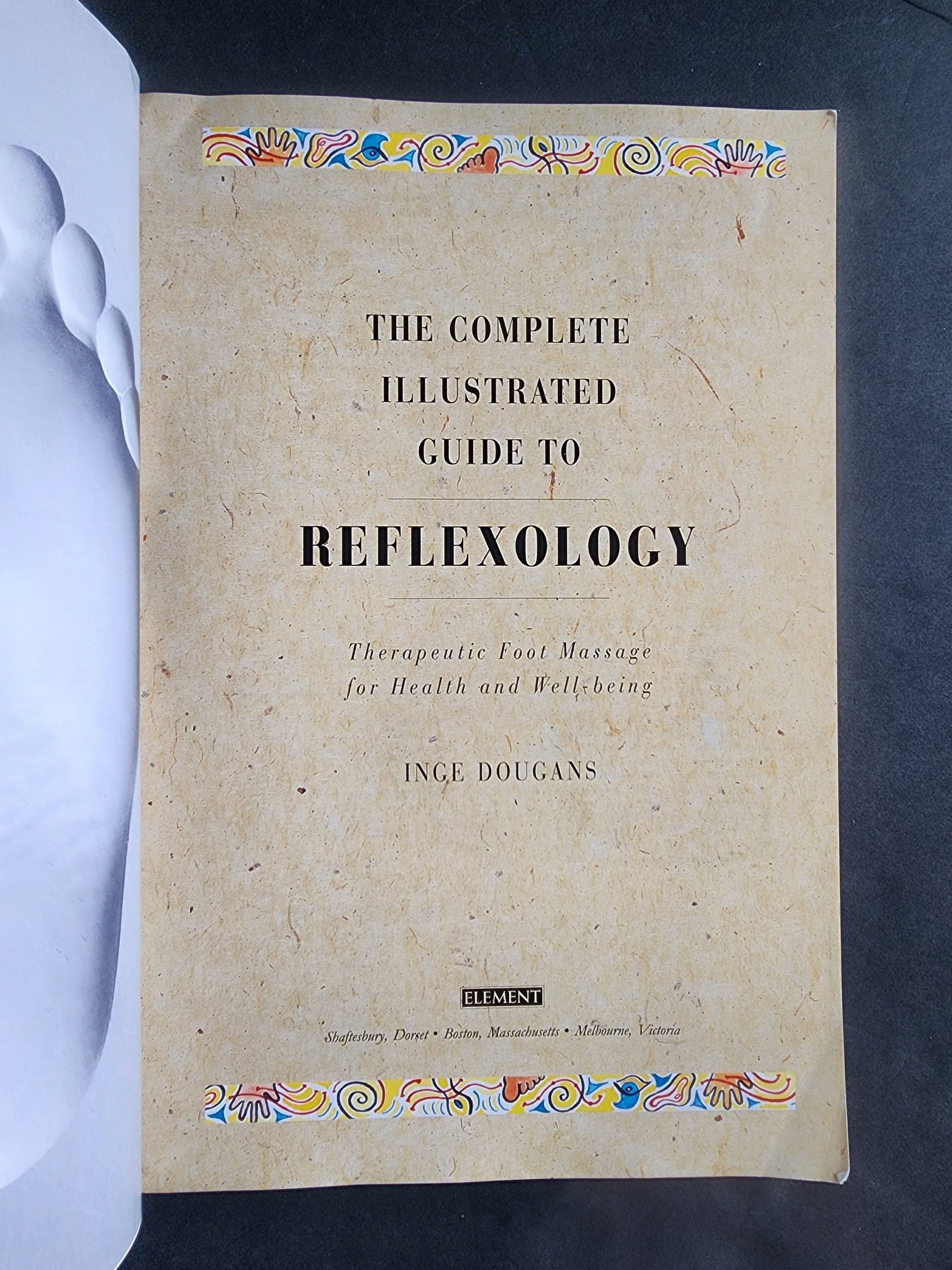 Complete Illustrated Guide to Reflexology  Foot Massage for Health Book Tennessee Junk Trunk
