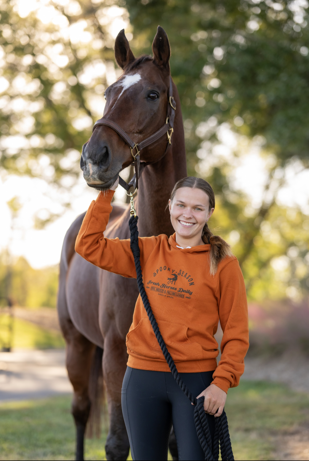 Spooky Season Hoodie: Glow In The Dark! Horseplay Apparel