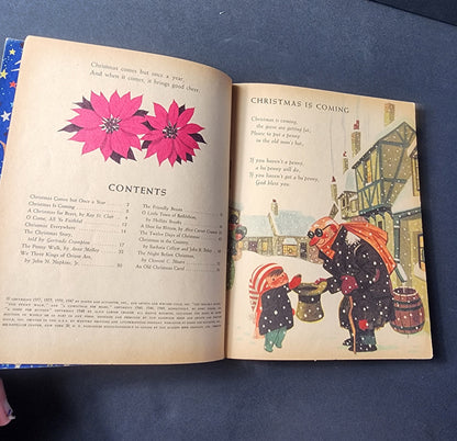 My Christmas Treasury" is a classic Little Golden Book published in 1957 by Golden Books. A Giant little Golden book Tennessee Junk Trunk