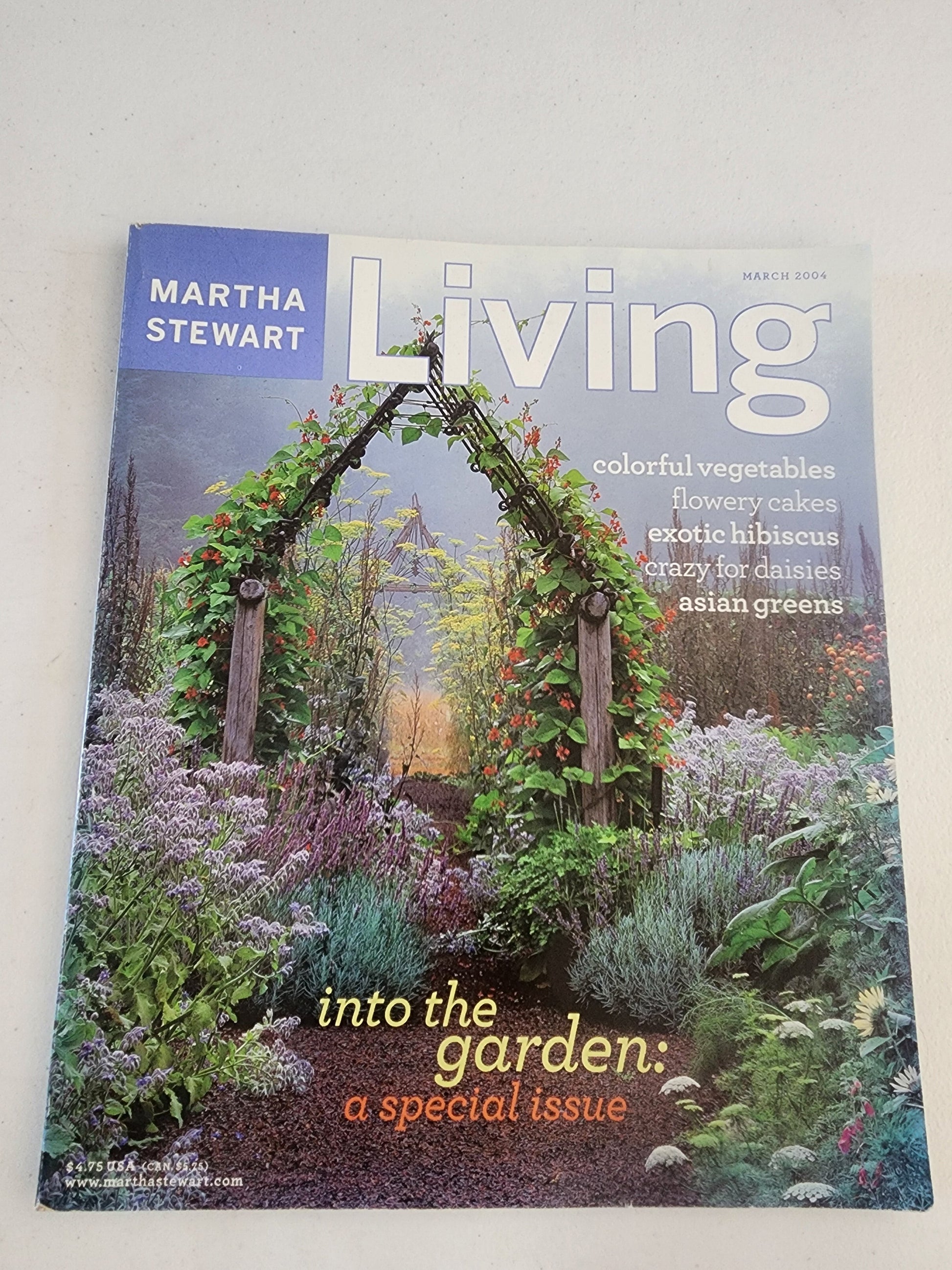 Martha Stewart Living Magazine March 2004 The Gardening Issue Tennessee Junk Trunk