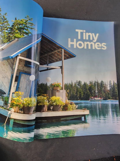Tiny Homes Magazine - Living Large In Small Houses - 17 Beautiful Homes - Building Checklist!  Get Organized Tennessee Junk Trunk