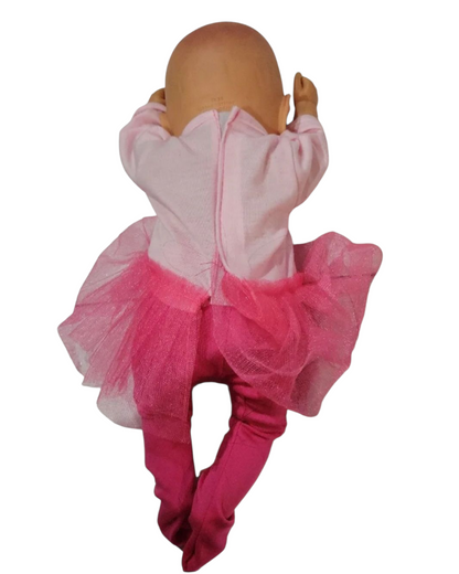 Cititoy Reborn Girl 14"  Baby Doll 1994 anomatically correct w/  pink Flamingo outfit Tennessee Junk Trunk