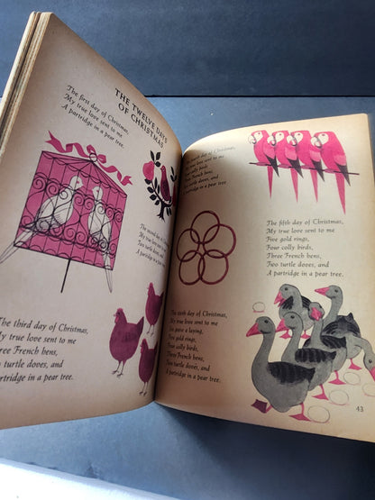 My Christmas Treasury" is a classic Little Golden Book published in 1957 by Golden Books. A Giant little Golden book Tennessee Junk Trunk