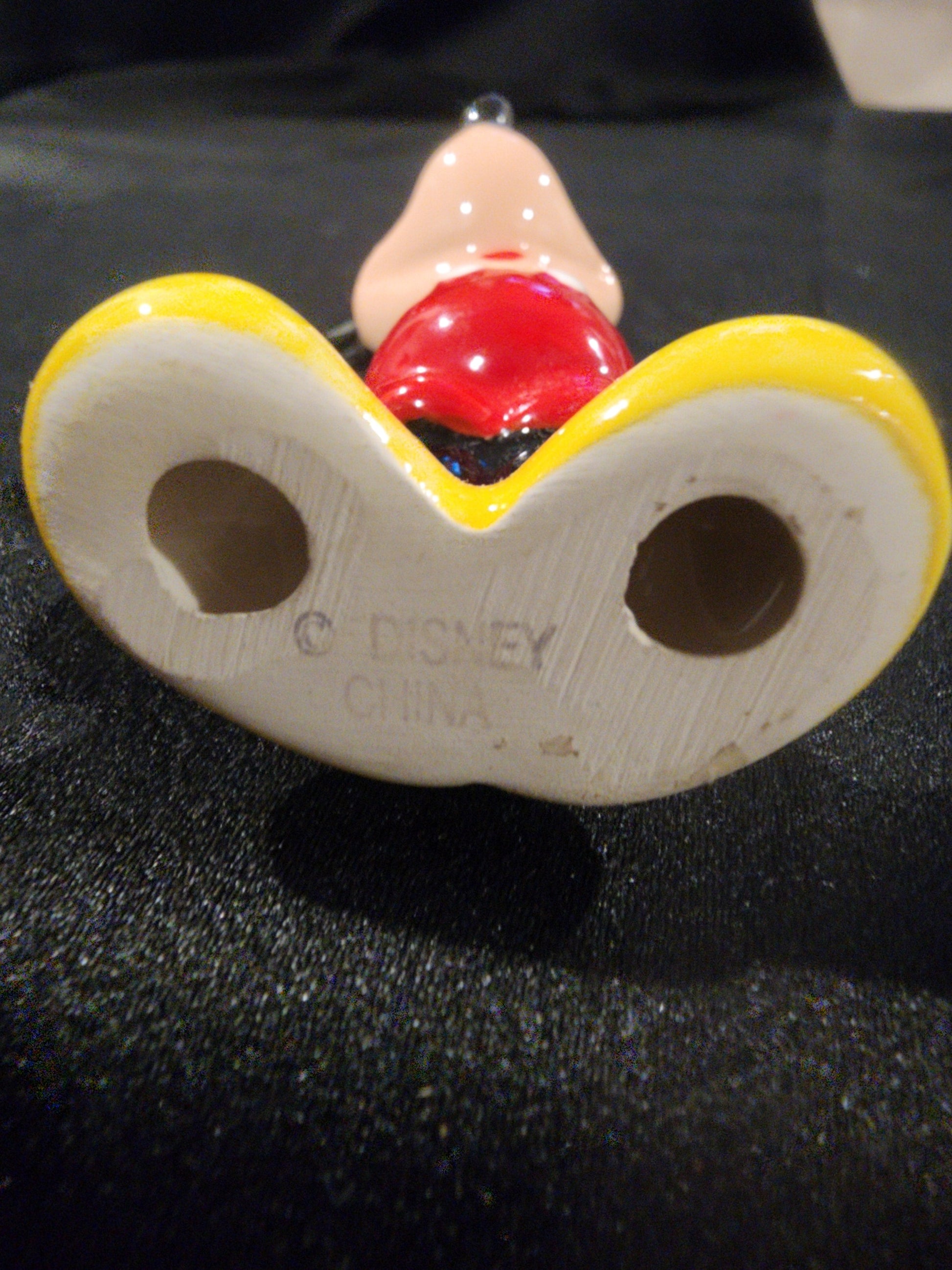 Mickey Mouse 3 inch porcelain Figure from Florida Disney during July 2000 Tennessee Junk Trunk