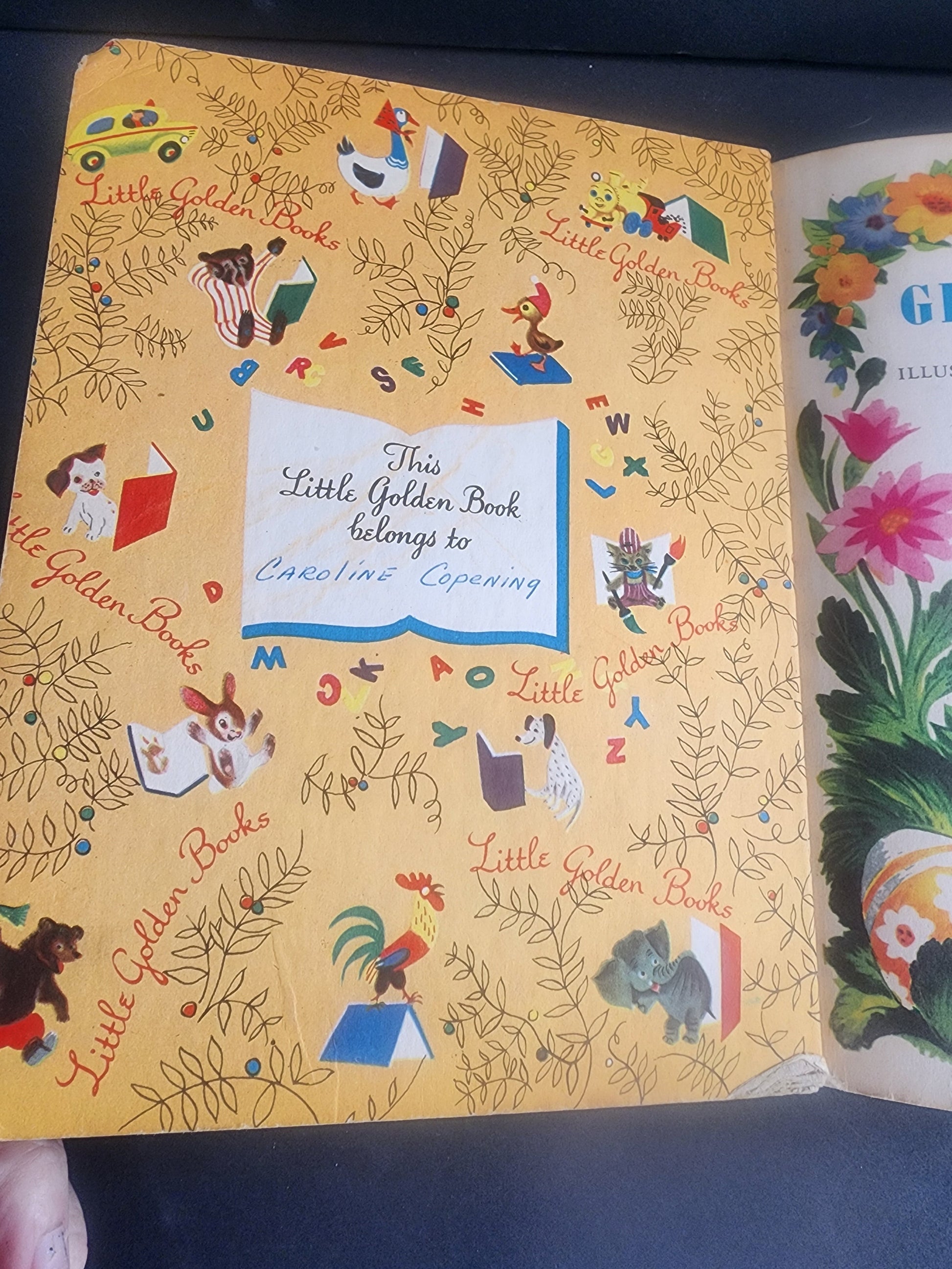 Little Golden Book Grandpa Bunny First Edition A 1951 Tennessee Junk Trunk