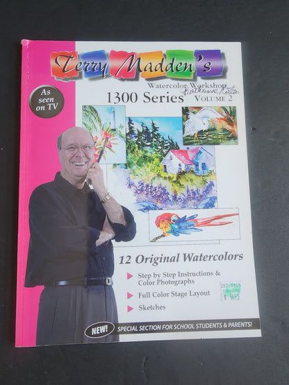 Terry Madden s Wonderful World of Watercolor - 1200 Series - Volume 2, pb book Tennessee Junk Trunk